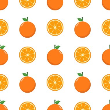 Portakal meyveli kusursuz desen.