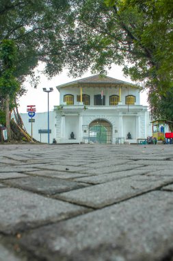 Endonezya, Solo - 12 Aralık 2024: Vasternburg Kalesi, günümüzde Endonezya 'nın Surakarta kentinde yer alan bir turizm merkezi. Bu kale 1745 'te inşa edildi..