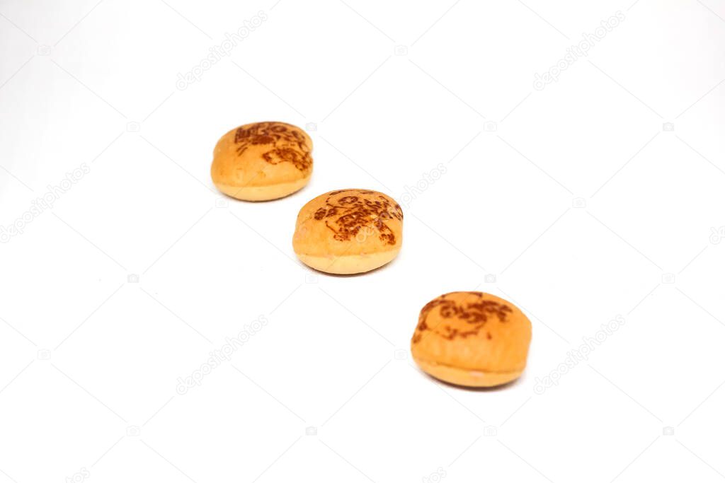 Indonesia, Sukoharjo - March 31, 2025 : Hello Panda Snack product, a small sweet snack filled with delicious strawberry jam. Isolated on a white background