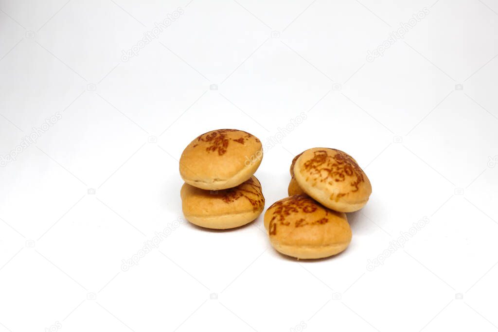 Indonesia, Sukoharjo - March 31, 2025 : Hello Panda Snack product, a small sweet snack filled with delicious strawberry jam. Isolated on a white background