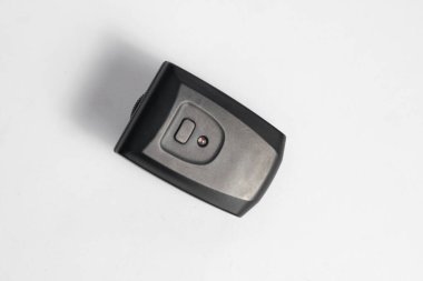 harici flaş tetik beyaz arkaplanda izole edildi. Harici flaş sinyal tetikleme aracı