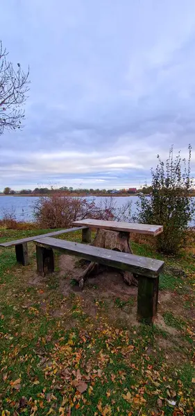 Vistula Nehri 'nin doğası. Sobizewo poland