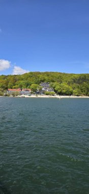 Güzel liman manzarası