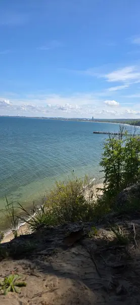 Güzel göl manzarası