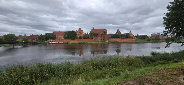 Stockholm 'deki eski şato.