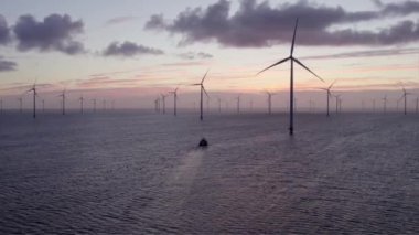 Hollanda 'daki rüzgar türbini, Avrupa' daki rüzgar enerjisi, Kuzey Denizi 'ndeki Hollanda rüzgar tarlaları