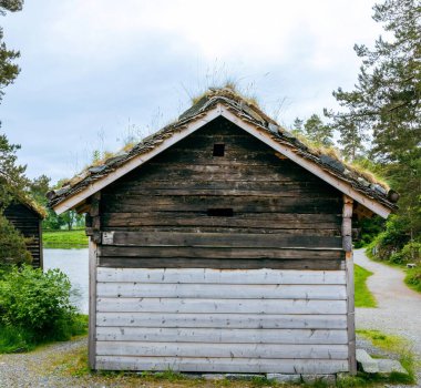 Sunnmore Viking Museum, viking village, Viking Valley Alesund Norway Scandinaviat clipart