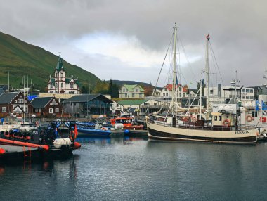 Husavik limanı, Husavik limanı İzlanda, İskandinavya