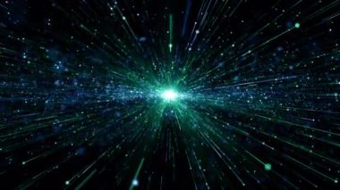 Parçacık olayı karavanı başlıkları sinematik açılışlar konser sonu kredi arkaplan döngüsü