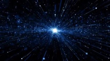 Parçacık olayı karavanı başlıkları sinematik açılışlar konser sonu kredi arkaplan döngüsü