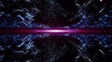 Parçacık olayı karavanı başlıkları sinematik açılışlar konser sonu kredi arkaplan döngüsü