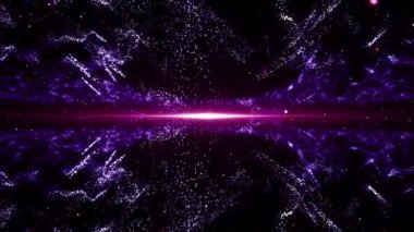 Parçacık olayı karavanı başlıkları sinematik açılışlar konser sonu kredi arkaplan döngüsü