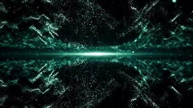 Parçacık olayı karavanı başlıkları sinematik açılışlar konser sonu kredi arkaplan döngüsü