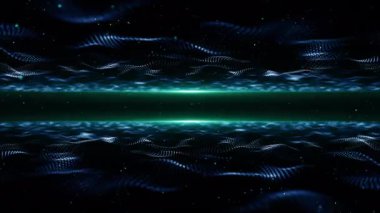 Parçacık olayı karavanı başlıkları sinematik açılışlar konser sonu kredi arkaplan döngüsü