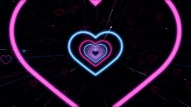 VJ ışık parçacıkları konser giriş oyunu edm müzik sahnesi parti açılışları başlıkları neon tüneli arka plan döngüsüne yol açtı