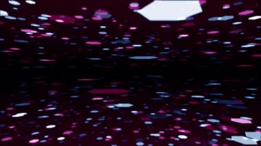 Parçacık olayı karavanı başlıkları sinematik açılışlar konser sonu kredi arkaplan döngüsü