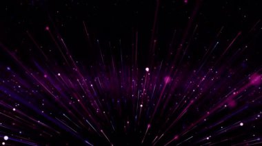 Parçacık olayı karavanı başlıkları sinematik açılışlar konser sonu kredi arkaplan döngüsü