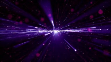 Parçacık olayı karavanı başlıkları sinematik açılışlar konser sonu kredi arkaplan döngüsü