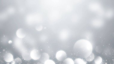 Beyaz parçacıklar kar fırtınası işini batırıyor. Parlak pırıltılı konser tıbbi arka planı açıyor.