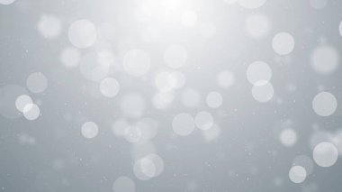 Beyaz parçacıklar kar fırtınası işini batırıyor. Parlak pırıltılı konser tıbbi arka planı açıyor.