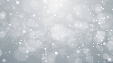 Beyaz parçacıklar kar fırtınası işini batırıyor. Parlak pırıltılı konser tıbbi arka planı açıyor.