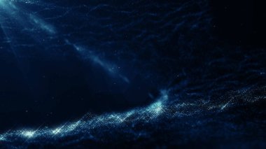 Parçacıklar soyut olay karavanı adları sinematik açılışlar dijital teknoloji konser arka planı