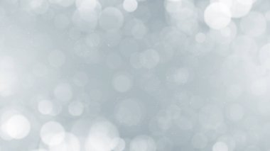 Beyaz parçacıklar kar fırtınası işini batırıyor. Parlak pırıltılı konser tıbbi arka planı açıyor.