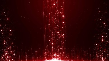 Parçacıklar soyut olay karavanı adları sinematik açılışlar dijital teknoloji konser arka planı