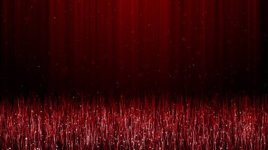 Parçacıklar soyut olay karavanı adları sinematik açılışlar dijital teknoloji konser arka planı