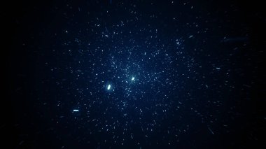 Parçacıklar soyut olay karavanı adları sinematik açılışlar dijital teknoloji konser arka planı