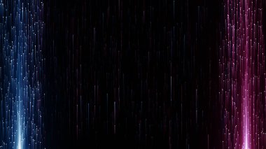 Parçacıklar soyut olay karavanı adları sinematik açılışlar dijital teknoloji konser arka planı