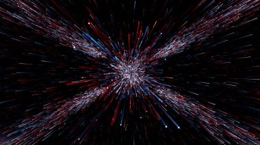 Parçacıklar soyut olay karavanı adları sinematik açılışlar dijital teknoloji konser arka planı