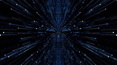 Parçacıklar soyut olay karavanı adları sinematik açılışlar dijital teknoloji konser arka planı