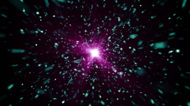 Parçacıklar soyut olay karavanı adları sinematik açılışlar dijital teknoloji konser arka planı