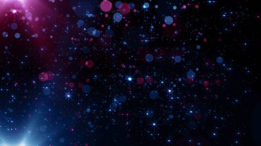 Parçacıklar soyut olay karavanı adları sinematik açılışlar dijital teknoloji konser arka planı