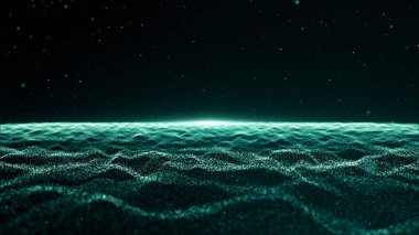 Parçacıklar soyut olay karavanı adları sinematik açılışlar dijital teknoloji konser arka planı