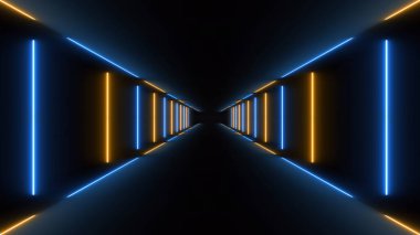 VJ light partikülleri konser dans oyunu edm müzik sahnesi parti açılış başlıkları neon tüneli soyut arka planına yol açtı