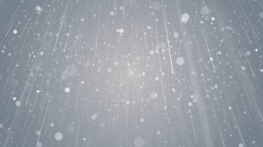 Beyaz parçacıklar kar fırtınası işini batırıyor. Parlak pırıltılı konser tıbbi arka planı açıyor.
