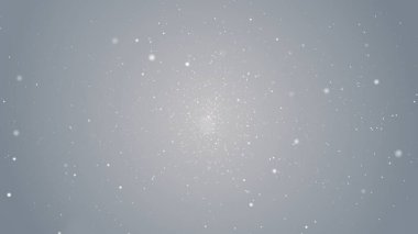 Beyaz parçacıklar kar fırtınası işini batırıyor. Parlak pırıltılı konser tıbbi arka planı açıyor.