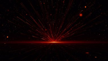 Parçacıklar soyut olay karavanı adları sinematik açılışlar dijital teknoloji konser arka planı