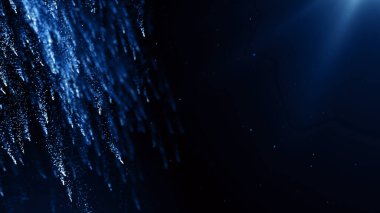 Parçacıklar soyut olay karavanı adları sinematik açılışlar dijital teknoloji konser arka planı