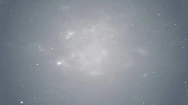 Beyaz parçacıklar kar fırtınası işini batırıyor. Parlak pırıltılı konser tıbbi arka planı açıyor.