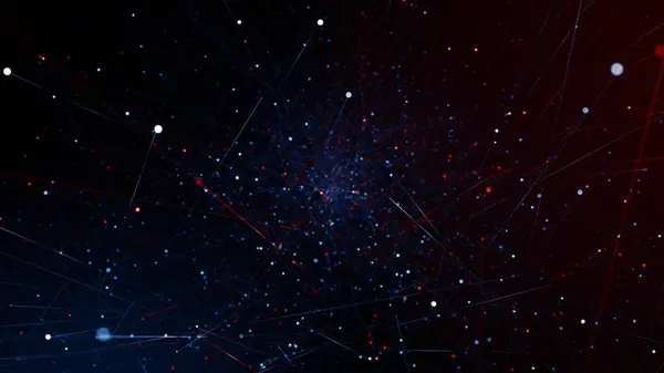 Parçacıklar soyut olay karavanı adları sinematik açılışlar dijital teknoloji konser arka planı