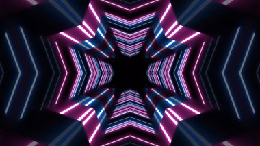 VJ light partikülleri konser dans oyunu edm müzik sahnesi parti açılış başlıkları neon tüneli soyut arka planına yol açtı