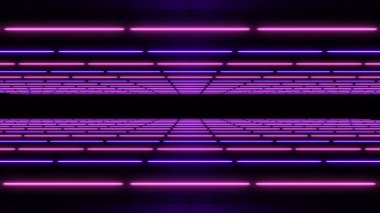 VJ light partikülleri konser dans oyunu edm müzik sahnesi parti açılış başlıkları neon tüneli soyut arka planına yol açtı