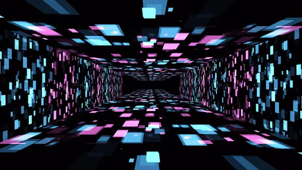 VJ light partikülleri konser dans oyunu edm müzik sahnesi parti açılış başlıkları neon tüneli soyut arka planına yol açtı