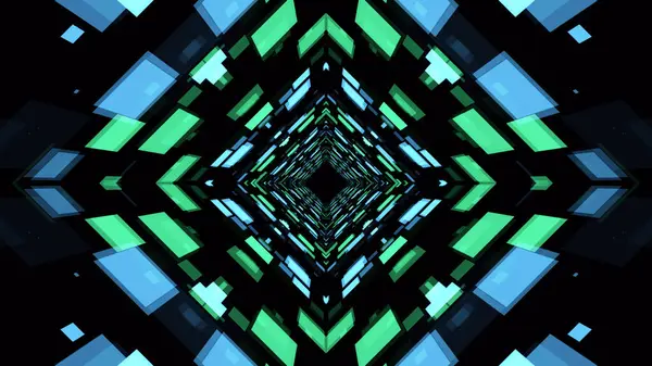 VJ light partikülleri konser dans oyunu edm müzik sahnesi parti açılış başlıkları neon tüneli soyut arka planına yol açtı