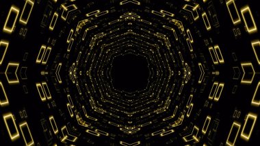 VJ light partikülleri konser dans oyunu edm müzik sahnesi parti açılış başlıkları neon tüneli soyut arka planına yol açtı