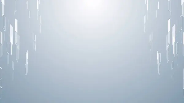 Teknoloji tüneli dijital iş dünyası kurumsal parçacıklar hex sunum arkaplanı