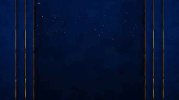 Altın çerçeve parçacıkları altın bokeh etkinliği karavan ödülleri sinematik konser açılışları lüks sunum arka planı